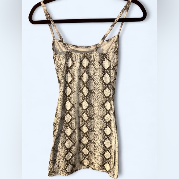 Windsor Snake Print Mini Dress XS | Bodycon Spaghetti Strap - Picture 2 of 8